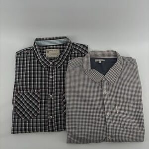 Lot Of 2 Marc Ecko Long Sleeve Button Down Shirts Size XXL